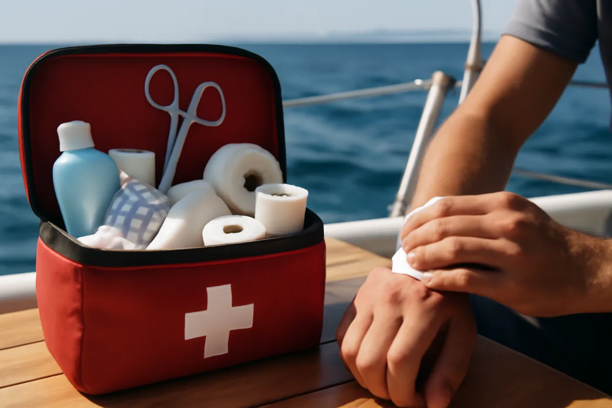 A cosa serve il kit di pronto soccorso nautico? Le differenze fondamentali rispetto a quello stradale