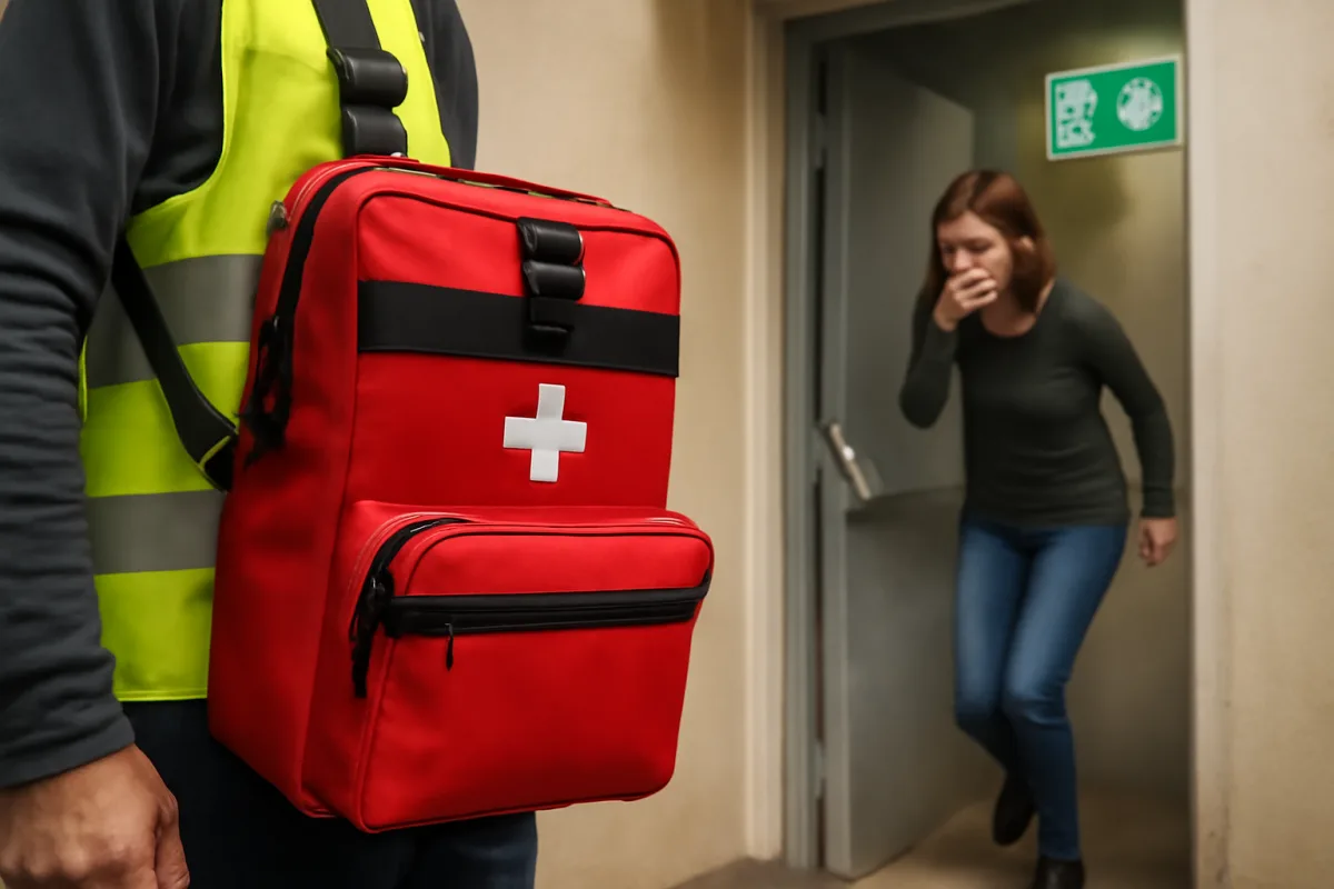 Borsa a sgancio rapido per dotazioni d’emergenza: come migliora la sicurezza in caso di evacuazione