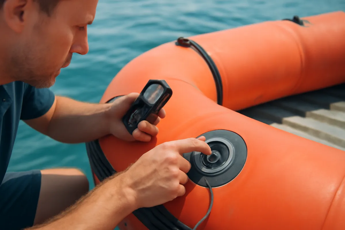 Cosa controllare sulle valvole di gonfiaggio delle zattere affittate? La verifica rapida che evita brutte sorprese in mare