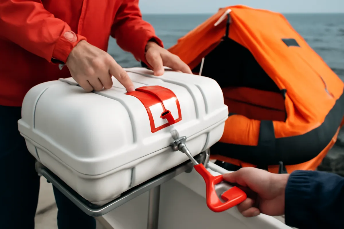 Come riconoscere una zattera a rilascio rapido: il segreto per guadagnare tempo prezioso in emergenza